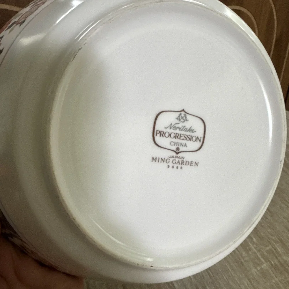 Vintage Noritake Ming Garden 8.5 inches Serving Bowl, Progression